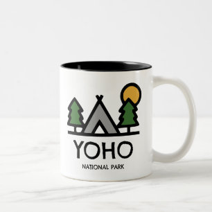 Yoho Nationalpark Zweifarbige Tasse