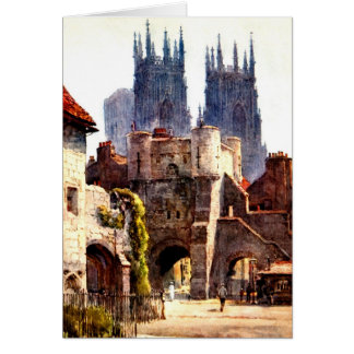 Yok Minster Bootham Bar Eintritt Colour Cathedral