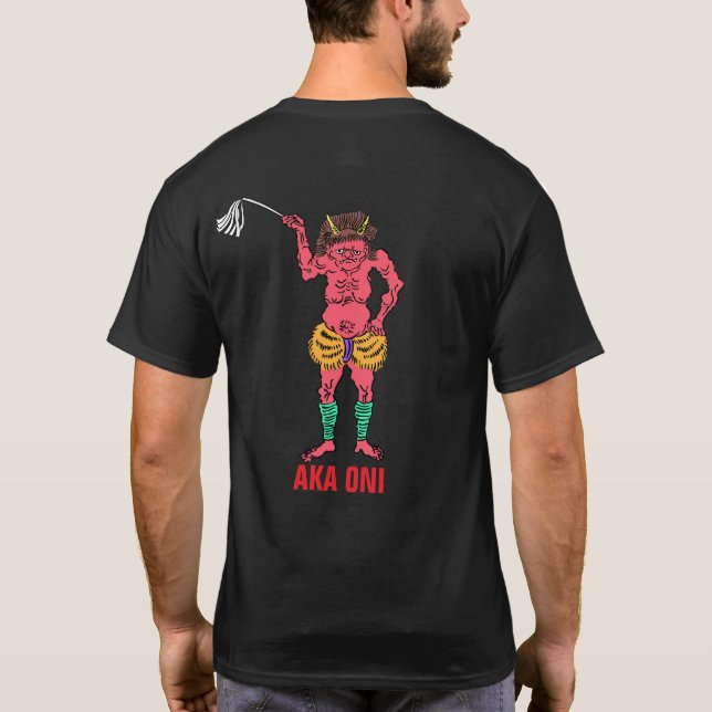 Yokai-Serie: Aka Oni T-Shirt (Rückseite)