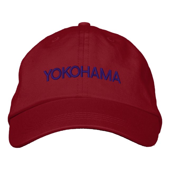 Yokohama Cap Bestickte Kappe (Vorderseite)