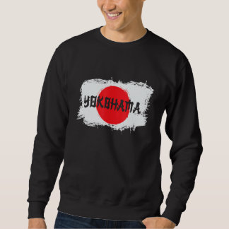 Yokohama Japan Japanische Flagge Japan Souvenir Sweatshirt