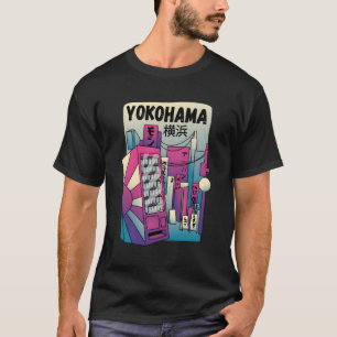 Yokohama Japan Urban Japanisch Yokohama Stadt T-Shirt