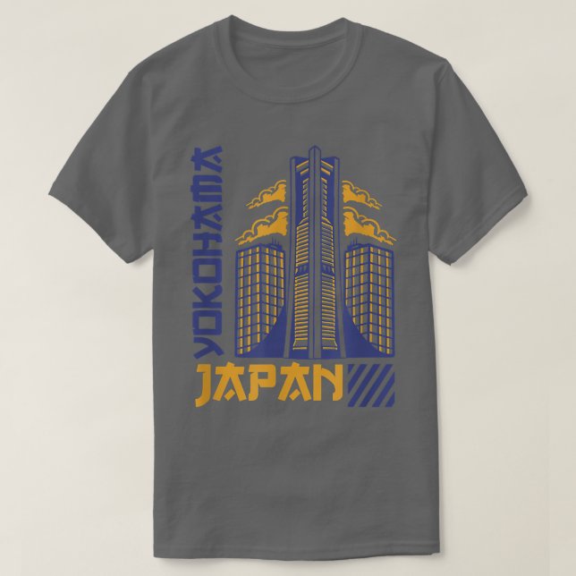 Yokohama, Japan, Urlaubsbesuch, Reiseabenteuer T-Shirt (Design vorne)