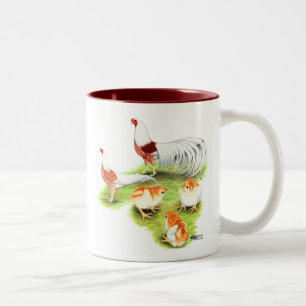 Yokohama Red Shoulder Familie Zweifarbige Tasse