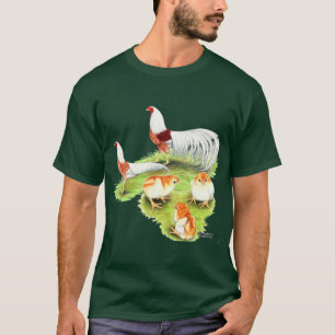 Yokohama Roter Schulter Familie T-Shirt