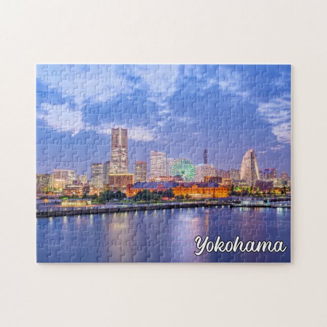 Yokohama Skyline, Japan Puzzle (Horizontal)