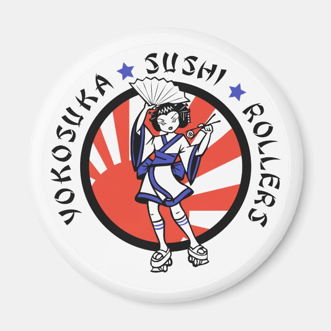 Yokosuka Sushi Roller Magnet (Vorne)