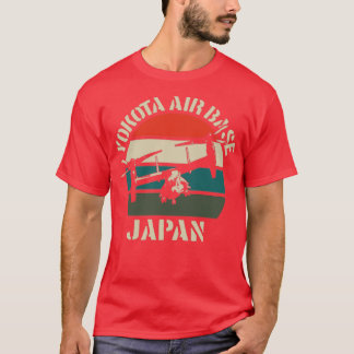 Yokota Air Base Vintag Sunset Osprey Tokyo Japan T-Shirt