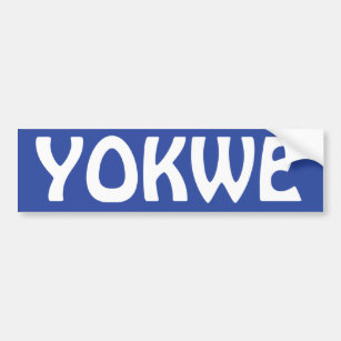 YOKWE - Marshallese, das zu Ihnen alle grüßt! Autoaufkleber