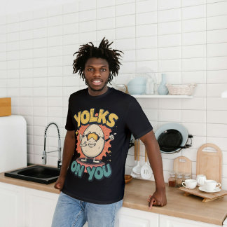 Yolks on You Lustiger Ei-Wortwitz Retro-Design T-Shirt