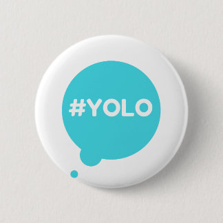 YOLO aquamarin Abzeichen Button