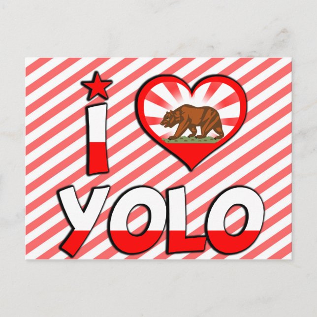 Yolo, CA Postkarte (Vorderseite)