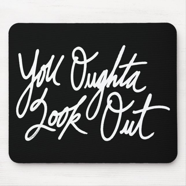 YOLO durch Liebe ich Mousepad (Vorne)
