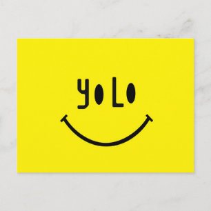 Yolo Face Postkarte