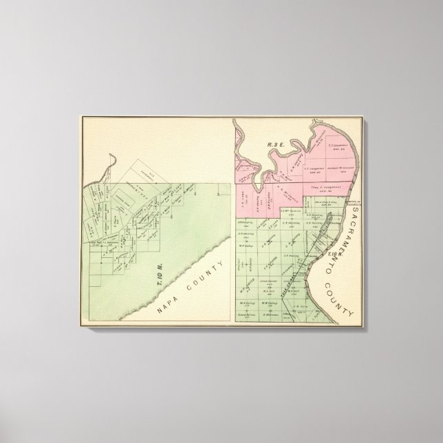 Yolo Landkreis 6 Leinwanddruck (Vorderseite)