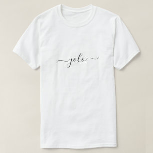 YOLO Minimalistisch T-Shirt