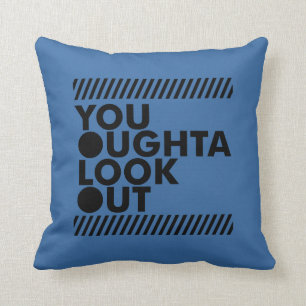 YOLO mit Vorsicht Kissen