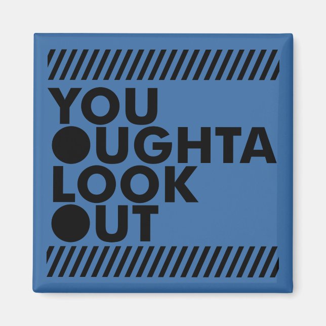 YOLO mit Vorsicht Magnet (Vorne)