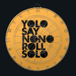 YOLO-Rollensolo gefüllt Dartscheibe<br><div class="desc">© einsame Insel-Technologien.</div>