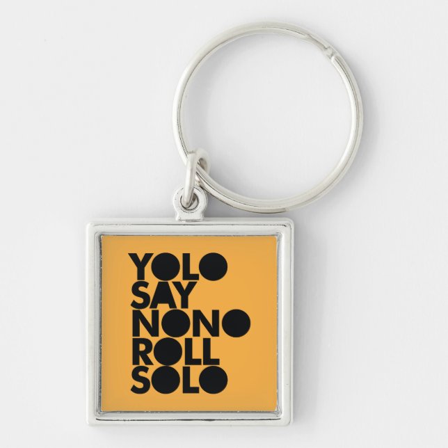YOLO-Rollensolo gefüllt Schlüsselanhänger (Vorne)