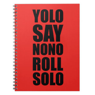 YOLO-Rollensolo Notizblock