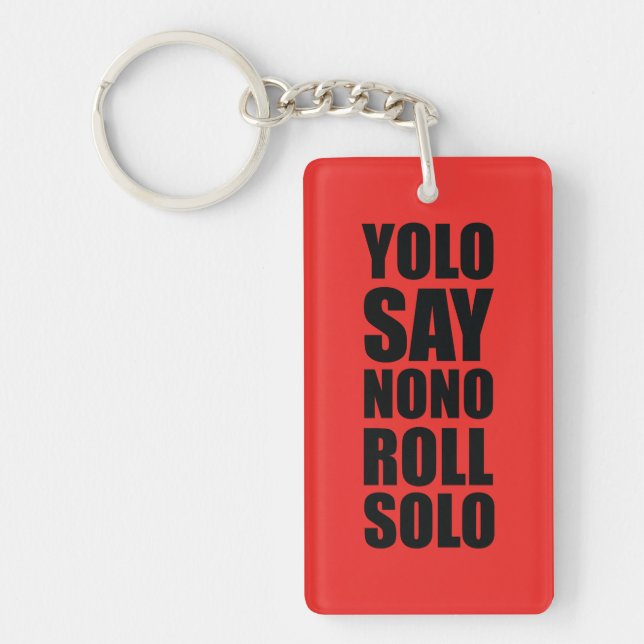 YOLO-Rollensolo Schlüsselanhänger (Vorderseite)