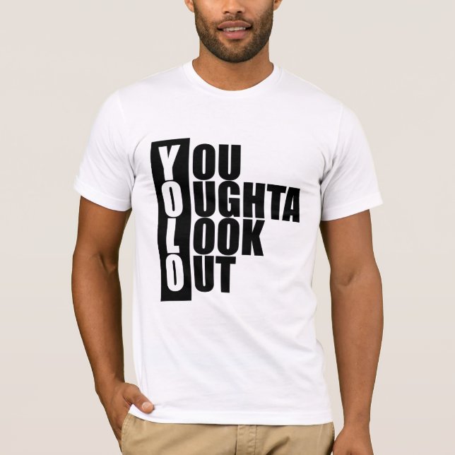 YOLO Vertikal Box T-Shirt (Vorderseite)