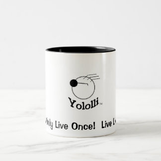 Yololli! Zweifarbige Tasse