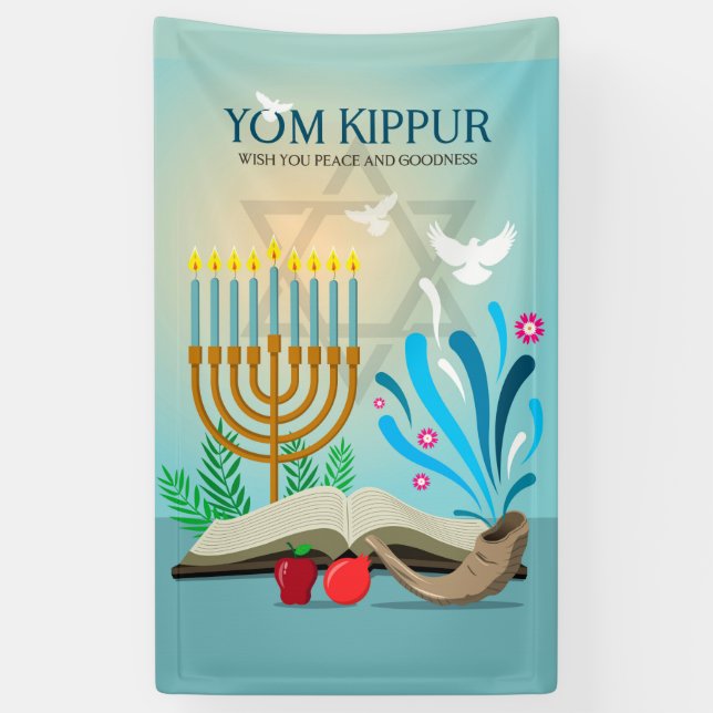 Yom Kippur Banner (Vertikal)