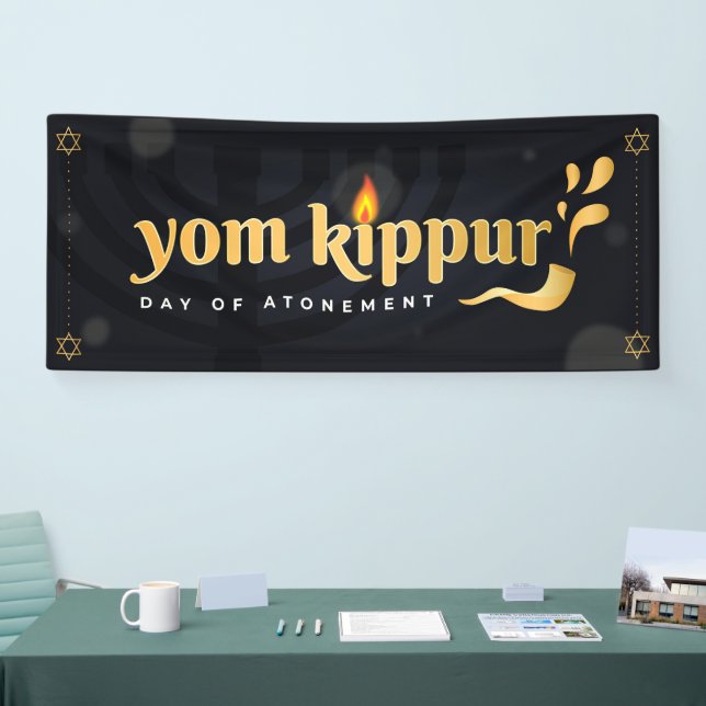 Yom Kippur Banner (Messe)