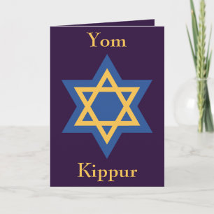 Yom Kippur Karte