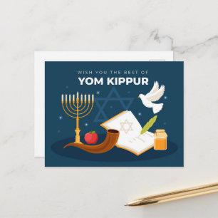 Yom Kippur Postcard Postkarte