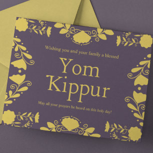 Yom Kippur Postkarte