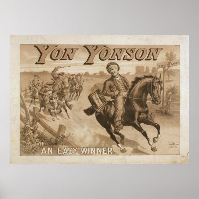 YON YONSON Play Act VAUDEVILLE Poster (Vorne)