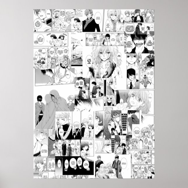 Yona der Mangakollage Poster (Vorne)