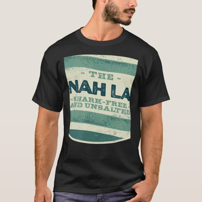 Yonah Lake Shark Free and Unsalted Camping Georgia T-Shirt (Vorderseite)