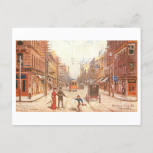 Yonge & King Streets Toronto Kanada Vintag Postkarte