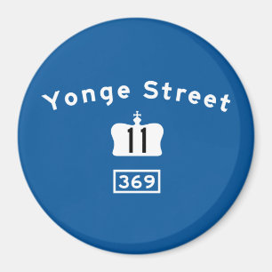 Yonge St. 11 Magnet