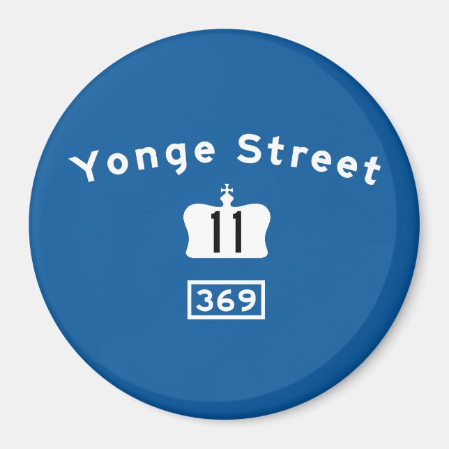 Yonge St 11 Magnet (Vorne)