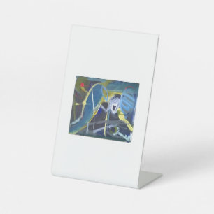Yoni-Peitschenstock Abstract Hankamer Artjunkhaus Sockelschild