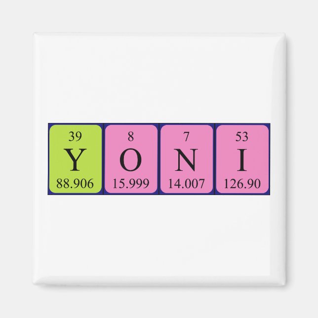 Yoni Periodenmagnet Magnet (Vorne)