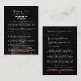 Yoni Steam Benefits InFocard Visitenkarte