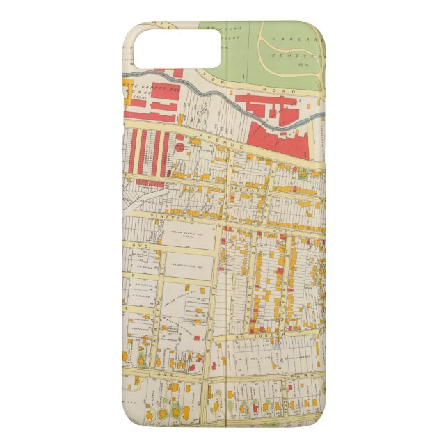Yonkers Atlas-Karte 2 Case-Mate iPhone Hülle (Rückseite)