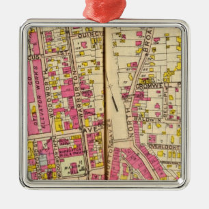 Yonkers, New York 4 Ornament Aus Metall