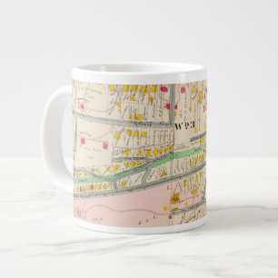 Yonkers NY Karte Jumbo-Tasse