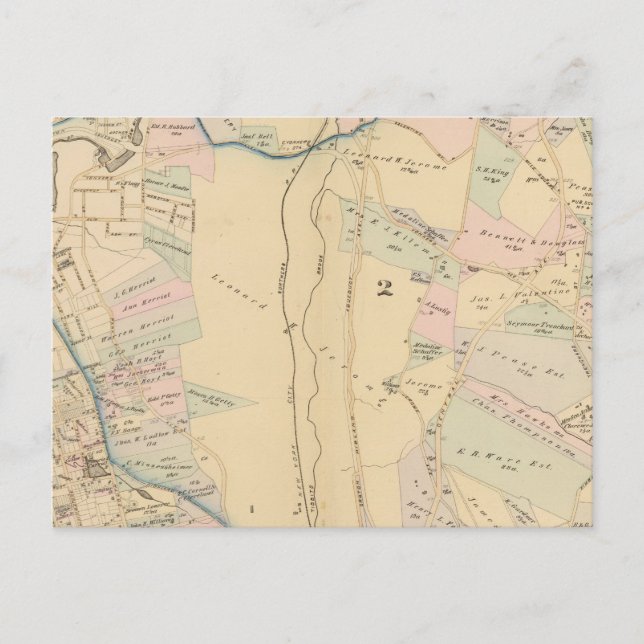 Yonkers wards 1-4, New York Postkarte (Vorderseite)