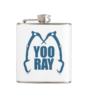 Yoo Ray (Ouray) Eisklettern Flachmann