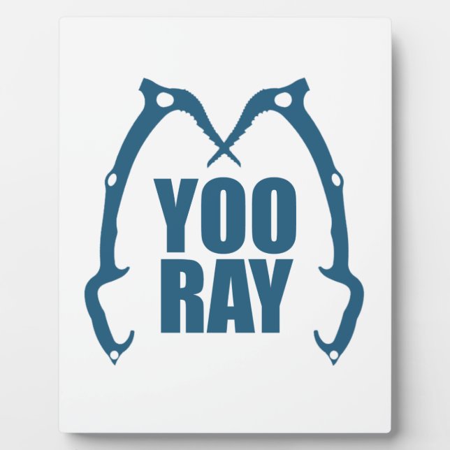 Yoo Ray (Ouray) Eisklettern Fotoplatte (Vorderseite)
