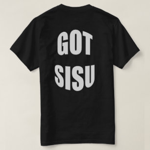 Yooper got Sisu schwarzen T - Shirt