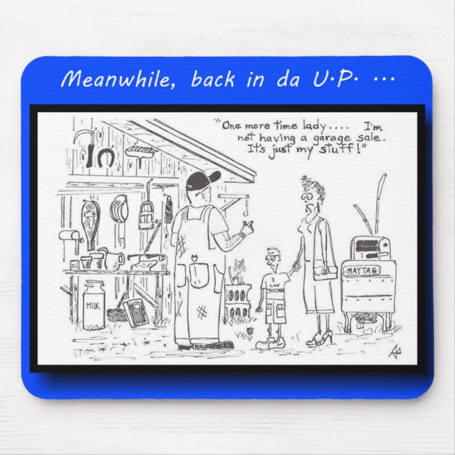 Yooper nicht ein Ramschverkauf Mousepad (Vorne)